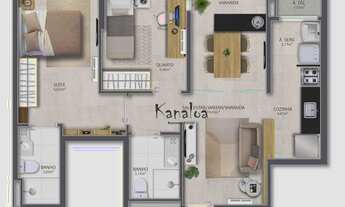 Imagem 7: Apartamento 2 quartos com suíte à venda, 65 m² - Pertinho do mar da Praia de Itaparica