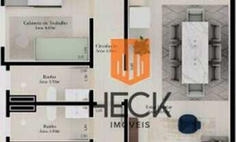 Imagem 4: Apartamento com 3 dormitórios à venda, 129 m² por R$ 742.000,00 - Vista Alegre - Ivoti/RS