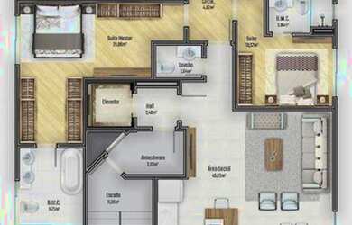 Imagem 9: Apartamento com 2 dormitórios à venda, 90 m² por R$ 1.905.000,00 - Praia Brava - Itajaí/SC