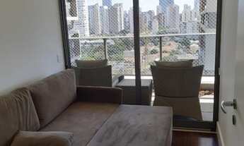 Imagem 3: Apartamento Mobiliado 2 Quartos 1 Suíte Ar condicionado 1Vaga Locação R$6.000 Brooklin Sã