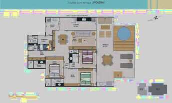 Imagem 7: Apartamentos 2 suítes - Jardim Oceânico - Avenida Gilberto Amado - Quebra Mar