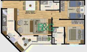 Imagem: Apartamento com 2 dormitórios à venda