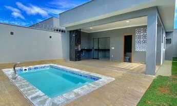 Imagem 3: VENDO CASA TÉRREA COM PISCINA E ÁREA GOURMET. HÁ 800M DA PRAÇA MATRIZ! SENADOR CANEDO-G