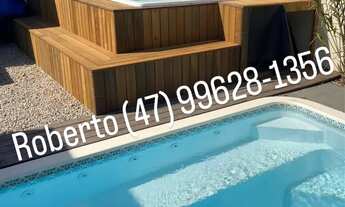 Imagem: Casa piscina 3/4 locação temporada Bombinhas