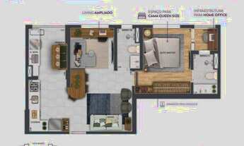 Imagem 5: Apartamento com 3 dormitórios à venda, 76 m² por R$ 587.000,00 - Jardim Satélite - São Jos