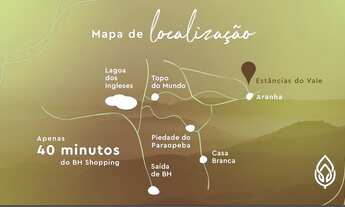 Imagem 6: Lan?amento! Empreendimento Est?ncias do Vale, composto por apenas 6 terrenos com ?reas de