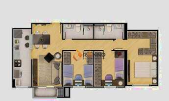 Imagem 2: Apartamento 3 quartos 1 suíte, 72 m² no bairro Cajuru