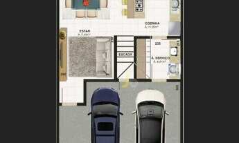 Imagem 4: SOBRADO COM 3 SUÍTES NO TROPICAL