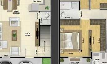 Imagem: Casa à venda, 118 m² por R$ 509.000,00