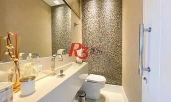 Imagem 6: Cobertura com lazer, à venda, com 141 metros quadrados e 2 suítes. Boqueirão. Santos/SP