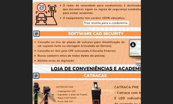 Imagem: Condomínios, shoppings. Residências,escola