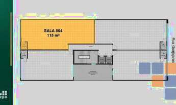 Imagem 5: Sala à venda, 115 m² por R$ 1.200.000,00 - Lourdes - Belo Horizonte/MG