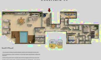 Imagem 7: Cobertura com 3 suítes à venda, 187 m² por R$ 1.210.000 - Recreio dos Bandeirantes - Rio d