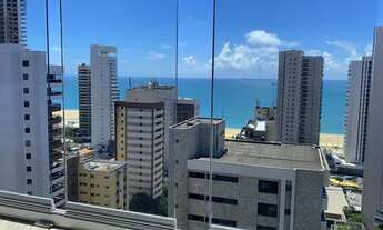 Imagem 2: Apartamento Vista Mar com 74 metros quadrados com 2 quartos (suítes) no Meireles