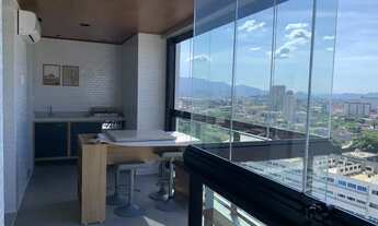 Imagem 4: Alugo apto com 54 m2, mobiliado, 1 suite, lavabo, 1 vaga, lazer, em Boqueirão - Santos - S