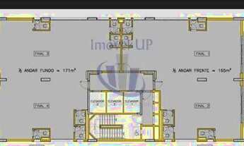 Imagem 5: Salas de 171m² com 4 vagas, prédio Novo, sacada, estacionamento !