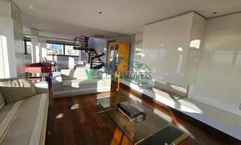 Imagem 4: Velleda oferece bela cobertura duplex com automação completa, 4 suítes, piscina panorâmica