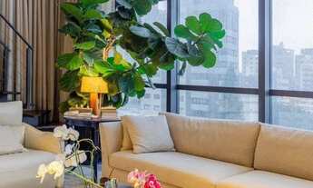 Imagem 6: Belíssimo apartamento no Glass Aurélio andar alto, Living com pé direito duplo