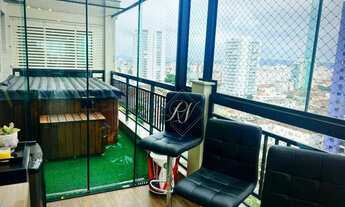 Imagem 7: Garden luxuoso em andar alto, com vista mar, varanda com churrasqueira e jacuzzi. Verdadei