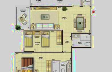 Imagem 2: Apartamento com 2 dormitórios à venda, 72 m² por R$ 500.000 - Santa Rosa - Niterói/RJ