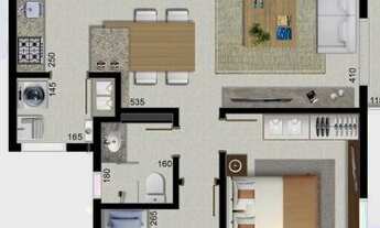 Imagem 6: Apartamento com 2 dormitórios à venda, 73 m² por R$ 490.000,00 - Cristo Rei - Curitiba/PR