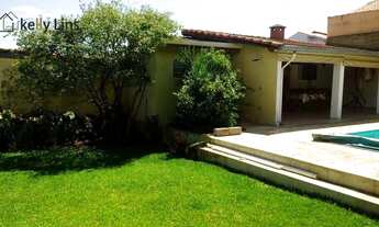 Imagem 6: Bela casa com escritura 704 m² piscina churrasqueira 03 dormitórios jardim árvores frutífe