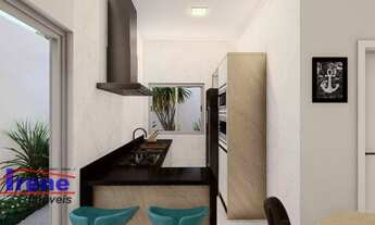 Imagem 4: Casa nova em condomínio, com piscina e churrasqueira individual, lado praia. Agende sua vi