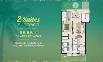 Imagem 6: Itacimirim| Village Térreo| 65 m2| 2 Suites| Garden| 1 Vaga