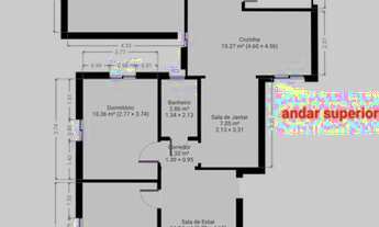 Imagem 2: Casa nos altos, Domingos Marreiros, R$ 1.800, 3 quartos