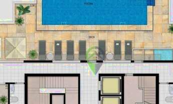 Imagem 7: Apartamento com 3 dormitórios à venda, 125 m² por R$ 1.242.872,62 - Aparecida - Santos/SP