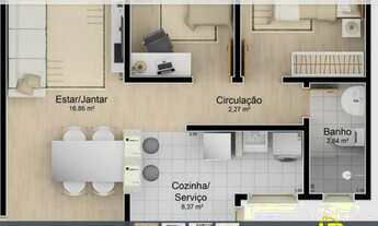 Imagem 5: Apartamento com 3 dormitórios à venda, 65 m² por R$ 290.000,00 - Centro - Pelotas/RS