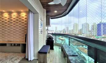 Imagem 7: Apartamento para venda possui 150 metros quadrados com 3 quartos em Embaré - Santos - SP