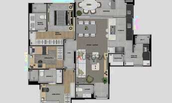 Imagem 2: Apartamento com 3 dormitórios à venda, 127 m² por R$ 1.158.500,00 - Gleba Palhano - Londri