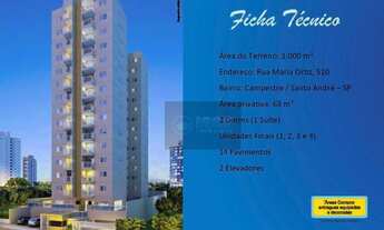 Imagem 7: Apartamento com 2 dormitórios à venda, 63 m² por R$ 471.000,00 - Campestre - Santo André/S