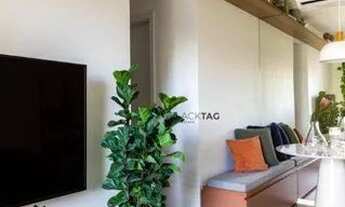 Imagem 2: Apartamento com 2 dormitórios, 60 m² - venda por R$ 649.999 ou aluguel por R$ 4.439/mês