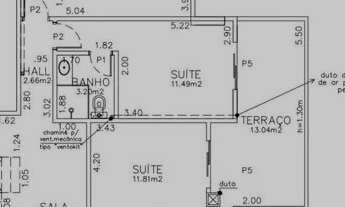 Imagem 5: Cobertura de 3 Dorm c/ 3 SUÍTES, 3 VAGAS, PRÉDIO FRENTE MAR, 181 m² de área útil. Bairro