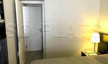 Imagem 7: Flat totalmente mobiliado para locação no Itaim Bibi, próx da Av São Gabriel. Consulte-nos