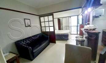 Imagem: Flat totalmente mobiliado disponível para