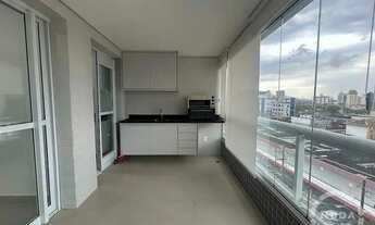 Imagem 2: Apartamento 1 quarto (1 suíte) com varanda gourmet, frente, 60m² em Boqueirão, Santos alu