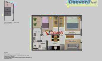 Imagem 7: Apartamento com 2 dormitórios à venda, 45 m² por R$ 250.000 - Cidade Antônio Estevão de Ca