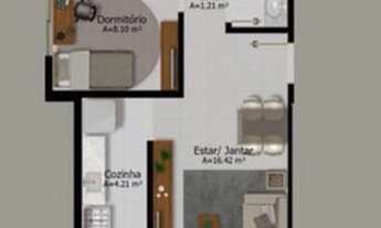 Imagem 5: JP Residence - Umarizal - 70.93m / 2 quartos (1 Suíte) / 1 Vaga / Entrega 2021