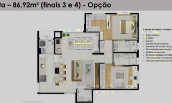 Imagem 5: Apartamento com 3 dormitórios à venda, 86 m² por R$ 702.000 - Centro - São Caetano do Sul