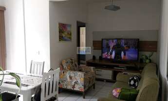 Imagem 4: Apartamento à venda na Vila Mathias - Santos. Varanda. 2 dormitórios. 1 vaga de garagem