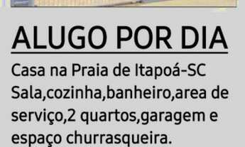 Imagem: ALUGO CASA PRAIA ITAPOÁ-SC DIÁRIA