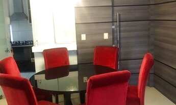 Imagem 2: Apartamento mobiliado, de 87m2, com 3/4 sendo 1 suíte, sacada, 2vgs - AP0300