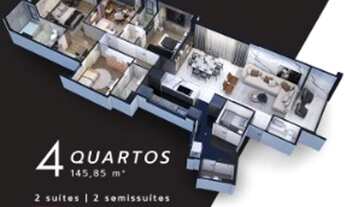 Imagem 4: Apartamento à venda, 145 m² por R$ 2.030.378,41 - Anchieta - Belo Horizonte/MG