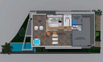 Imagem 4: Casa alto padrão em condomínio com 4 suítes à venda no bairro Santa Felicidade