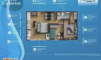 Imagem 3: Atlantic Life Residence - 2 Quartos - 53m² - 1 Vaga - A partir R$ 195.000,00