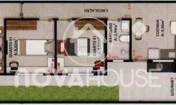 Imagem 4: COM CHURRASQUEIRA, 2 VAGAS E ÓTIMO ESPAÇO LIVRE