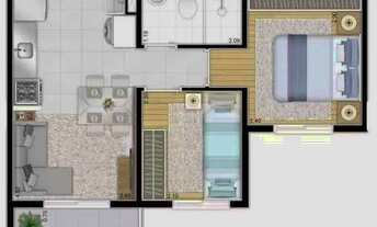 Imagem 5: Plano&Mooca - Praça Lion III - 28m² a 37m² - Mooca, SP